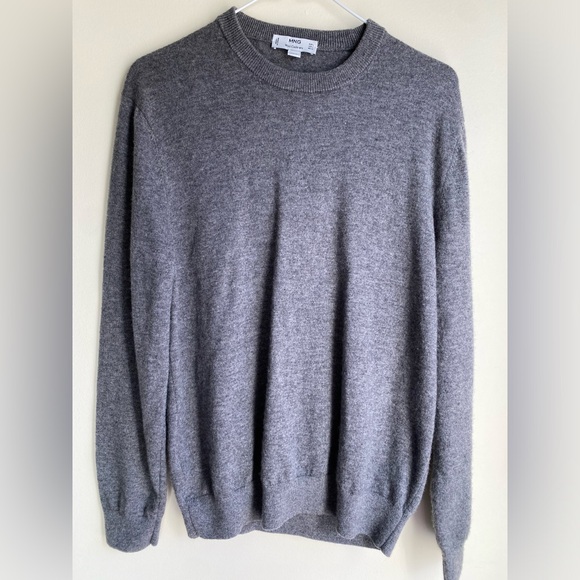MNG MANGO MENS WOOL CASHME SWEATER - Picture 3 of 5